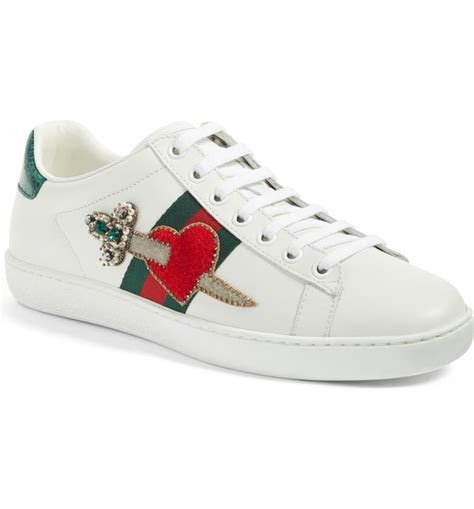 gucci heart shoes fake|gucci pierced heart ace sneakers.